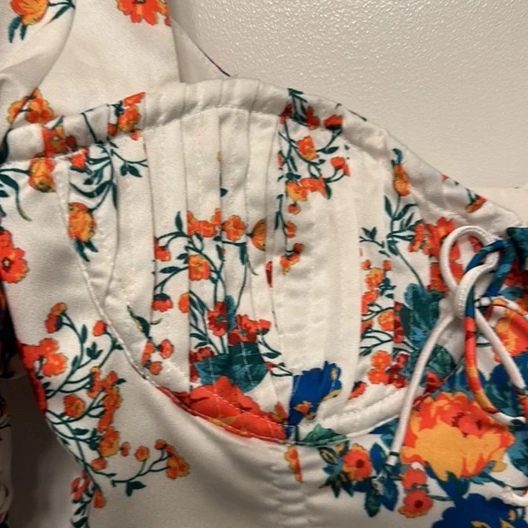 For Love & Lemons Brandy Top in Ivory - Picture 5 of 6